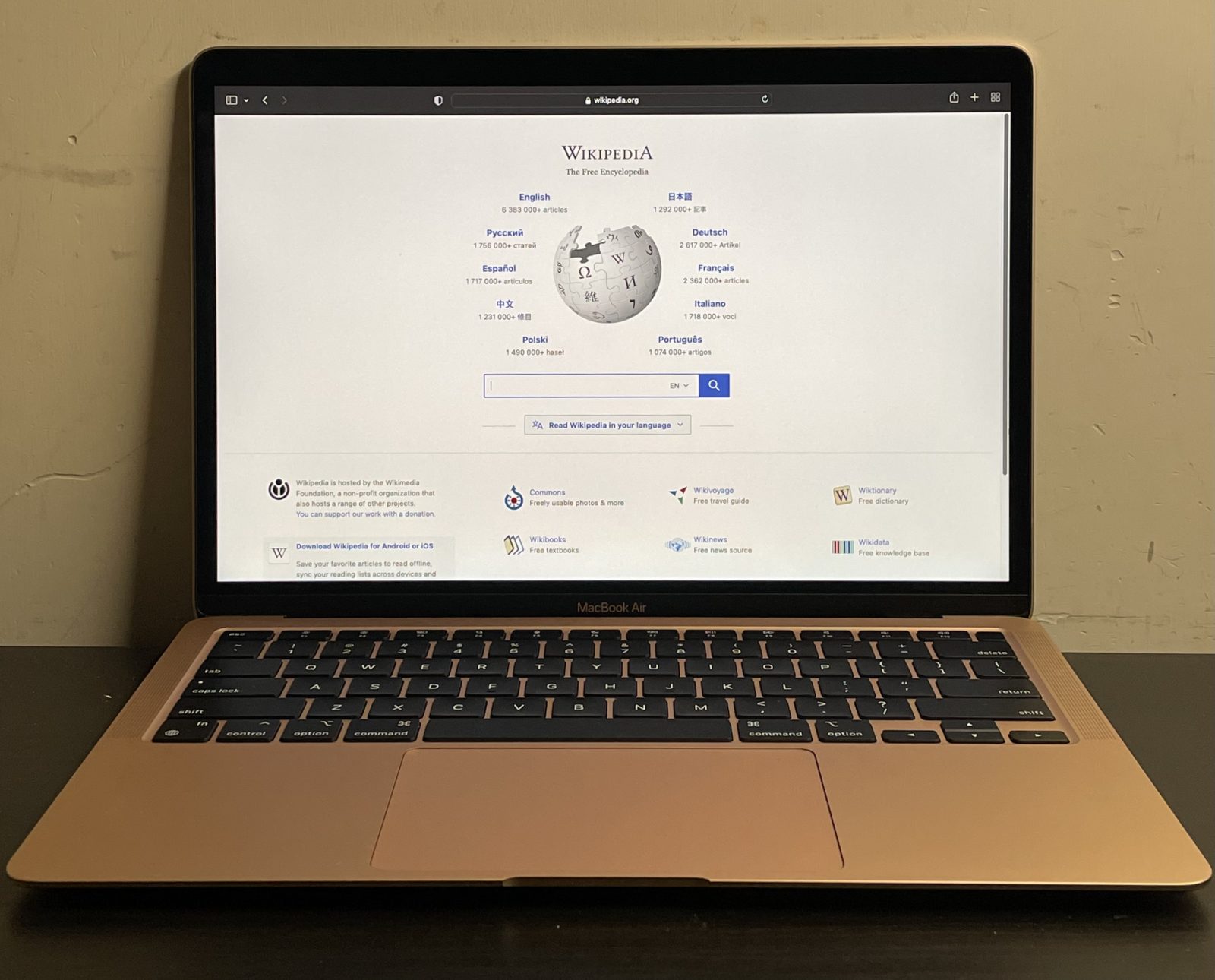 MacBook Air M1 (8/256) — ব্যবহৃত